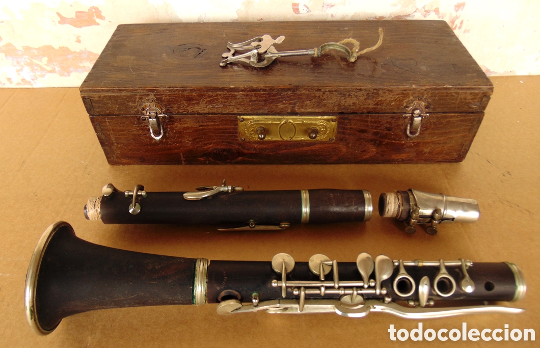 Instrumentos musicales: Clarinete antiguo 1895
