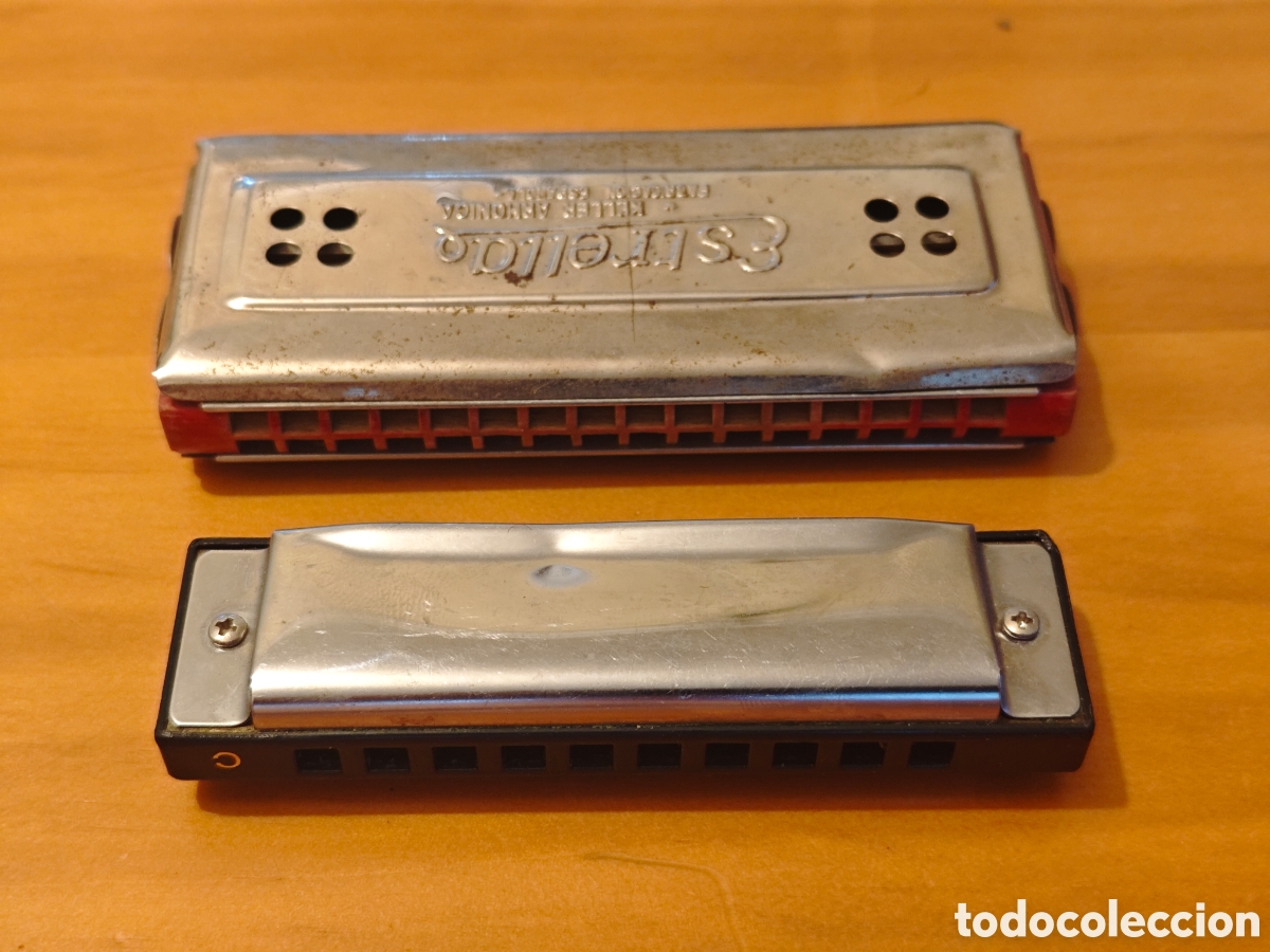 Instrumentos musicales: 2 Arm&oacute;nicas Antiguas. - Foto 6