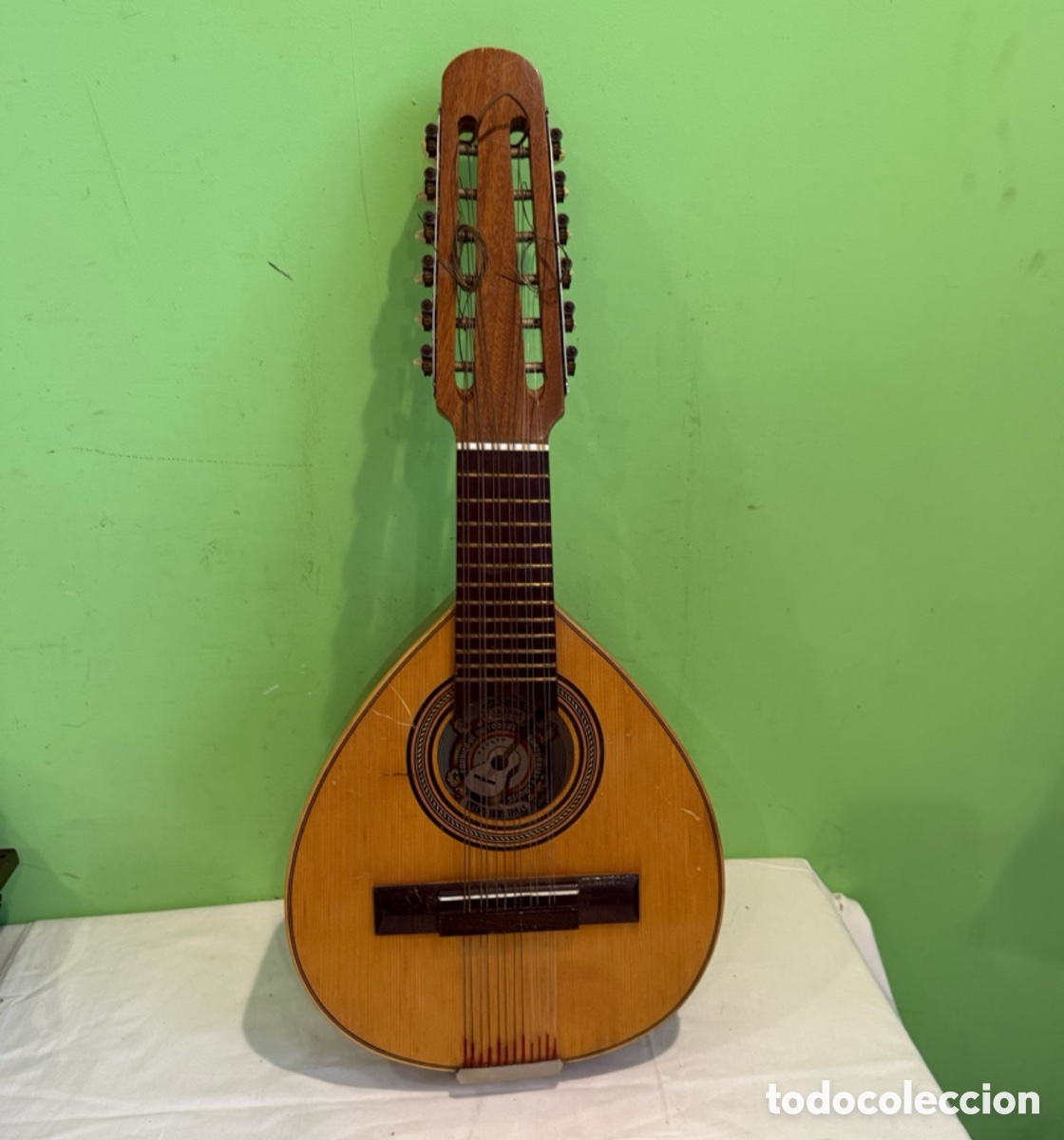 Instrumentos musicales: Bandurria antigua Vicente Tatay Tom&aacute;s Valencia original instrumento espa&ntilde;ol cl&aacute;sico