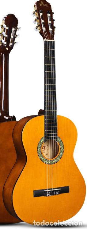 Instrumentos musicales: Guitarra cl&aacute;sica cuerdas de nylon naranja -NUEVA- madera seleccionada de calidad -Leer oferta-