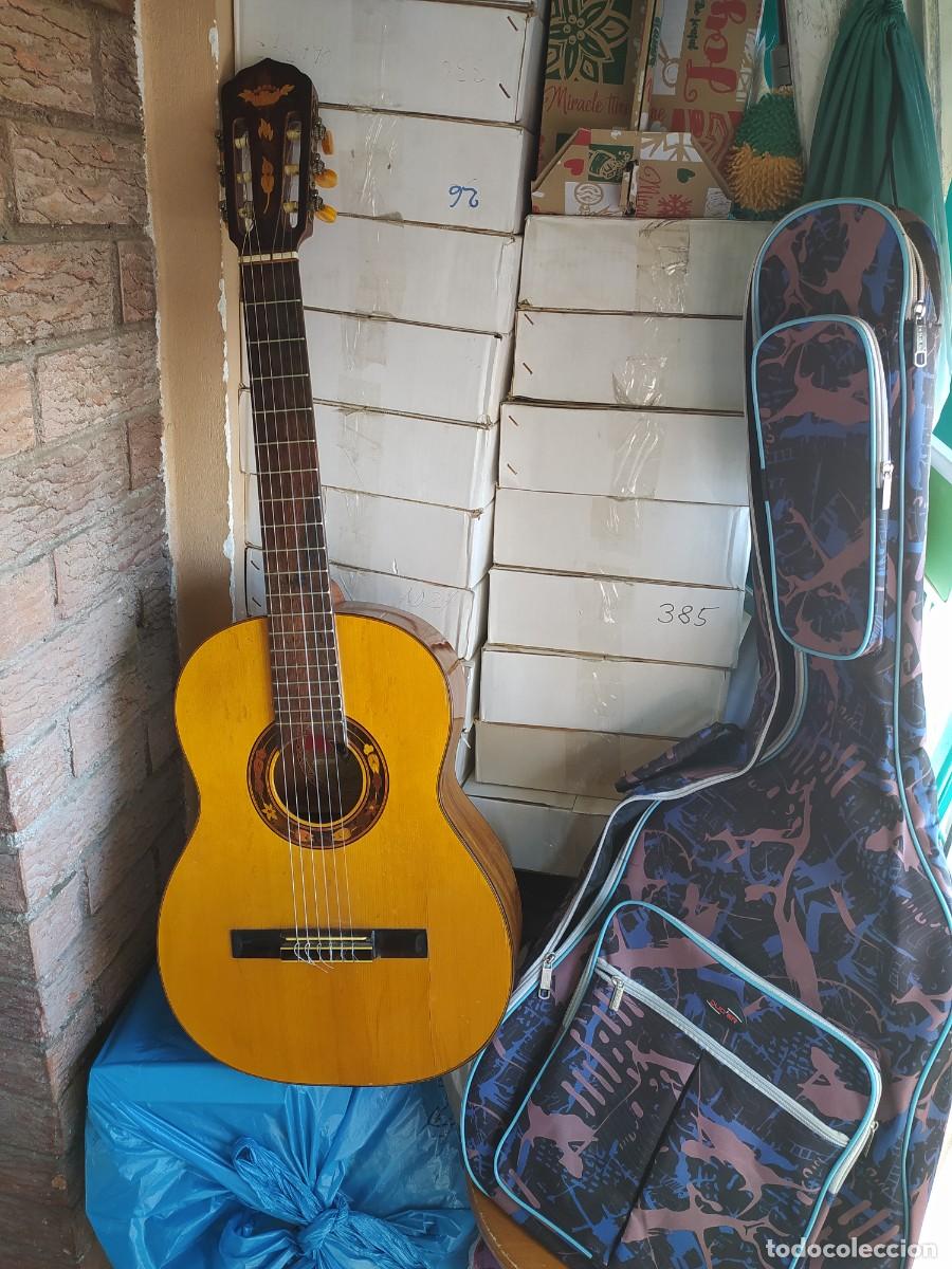 Musical instruments: GUITARRA CLASICA SOM D'OURO 1980 SERIE RIO BRASIL CON FUNDA,-SIMIL GUITARRA ESPA&Ntilde;OLA FLAMENCA-