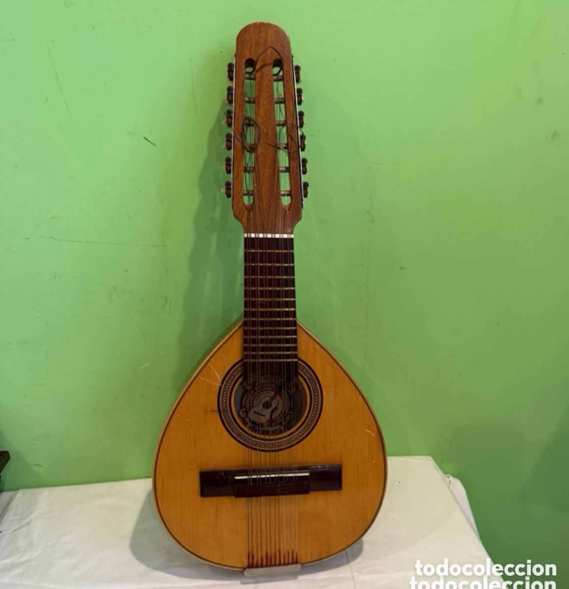 Instrumentos musicales: Bandurria antigua Vicente Tatay Tom&aacute;s Valencia original instrumento espa&ntilde;ol cl&aacute;sico