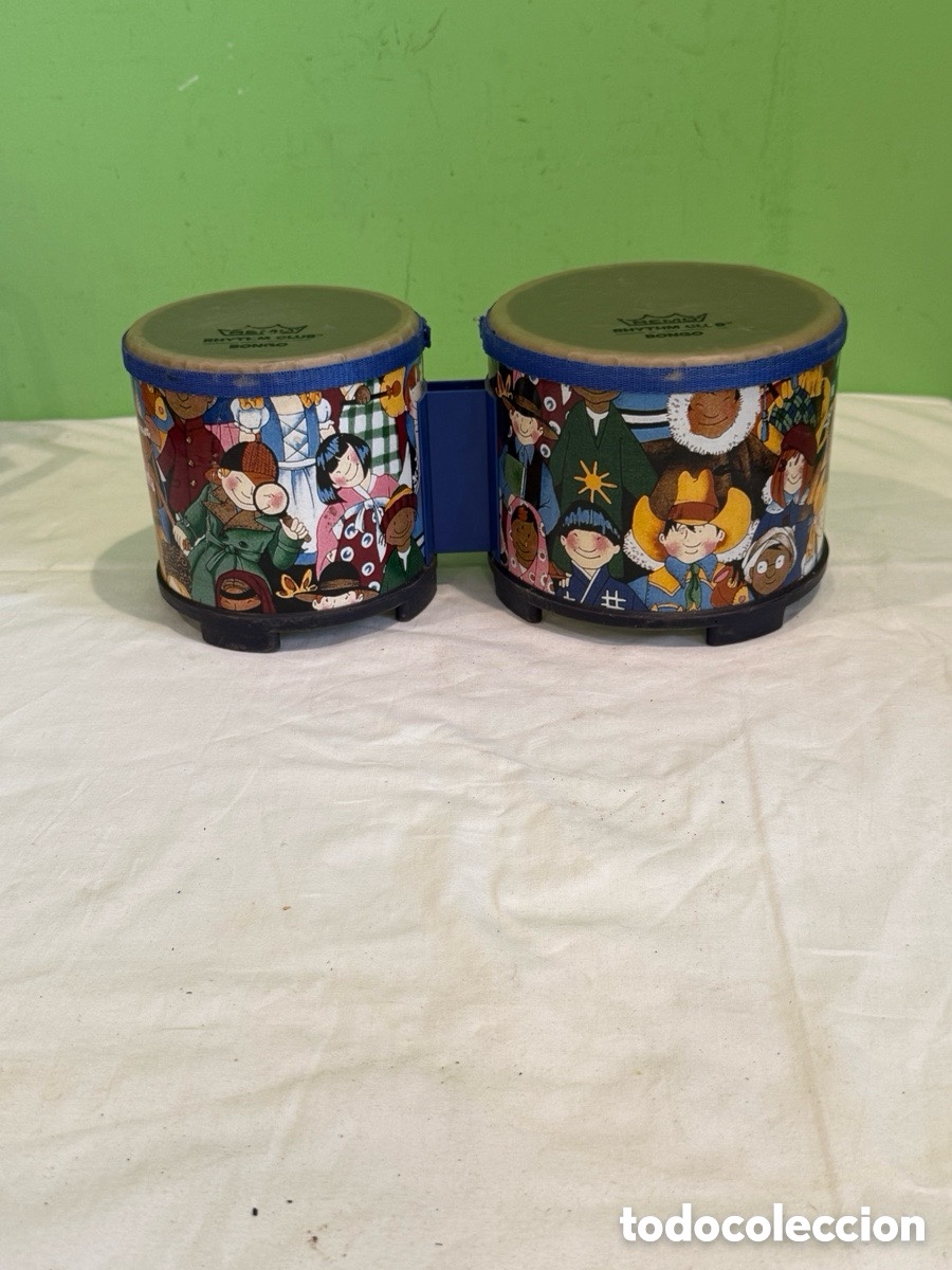 Musical instruments: Bongos Remo Rhythm Club originales percusi&oacute;n infantil 5&rdquo; 6&rdquo; doble tambor vintage