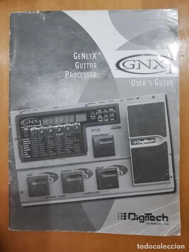 Instrumentos musicales: Manual Digitech GNX1 Original + Tarjeta Garant&iacute;a