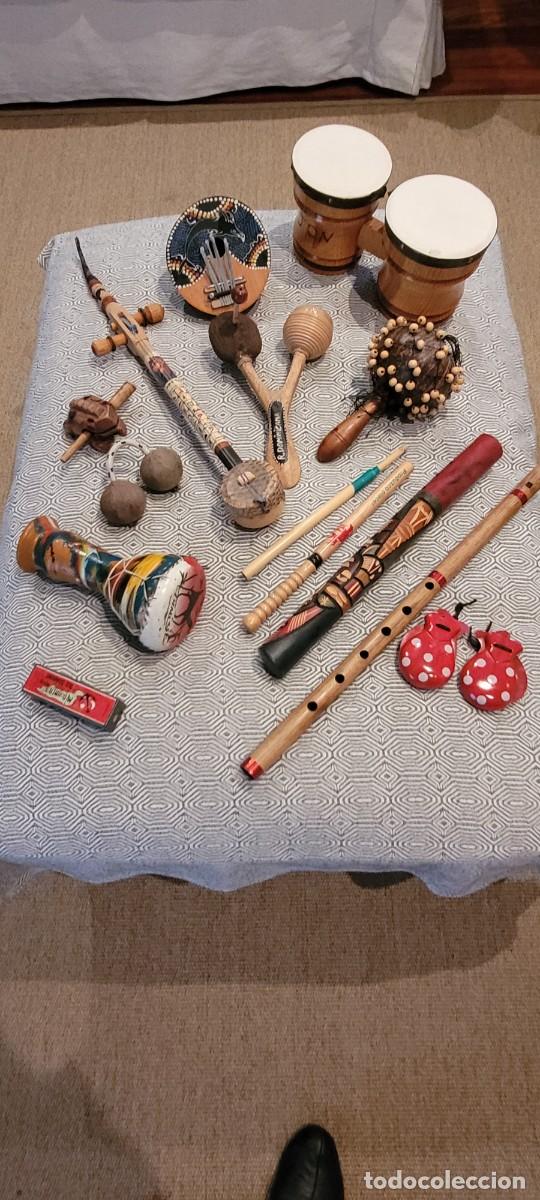 Instrumentos musicales: Lote instrumentos del mundo