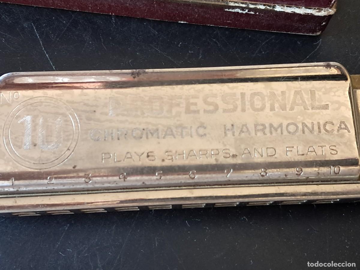 Instrumentos musicales: thorens professional chromatic N:10 harmonica - Foto 10