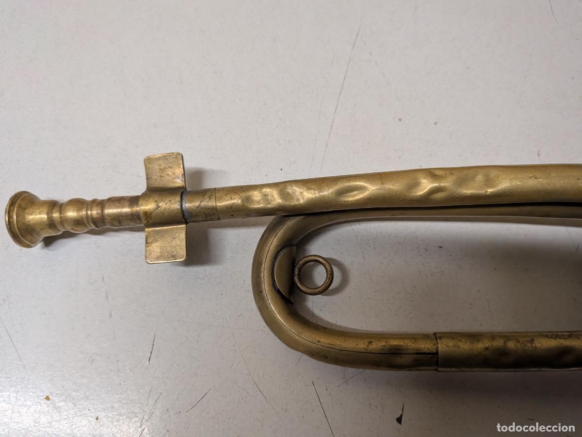 Instrumentos musicales: ANTIGUA TROMPETILLA EN LAT&Oacute;N - Foto 5