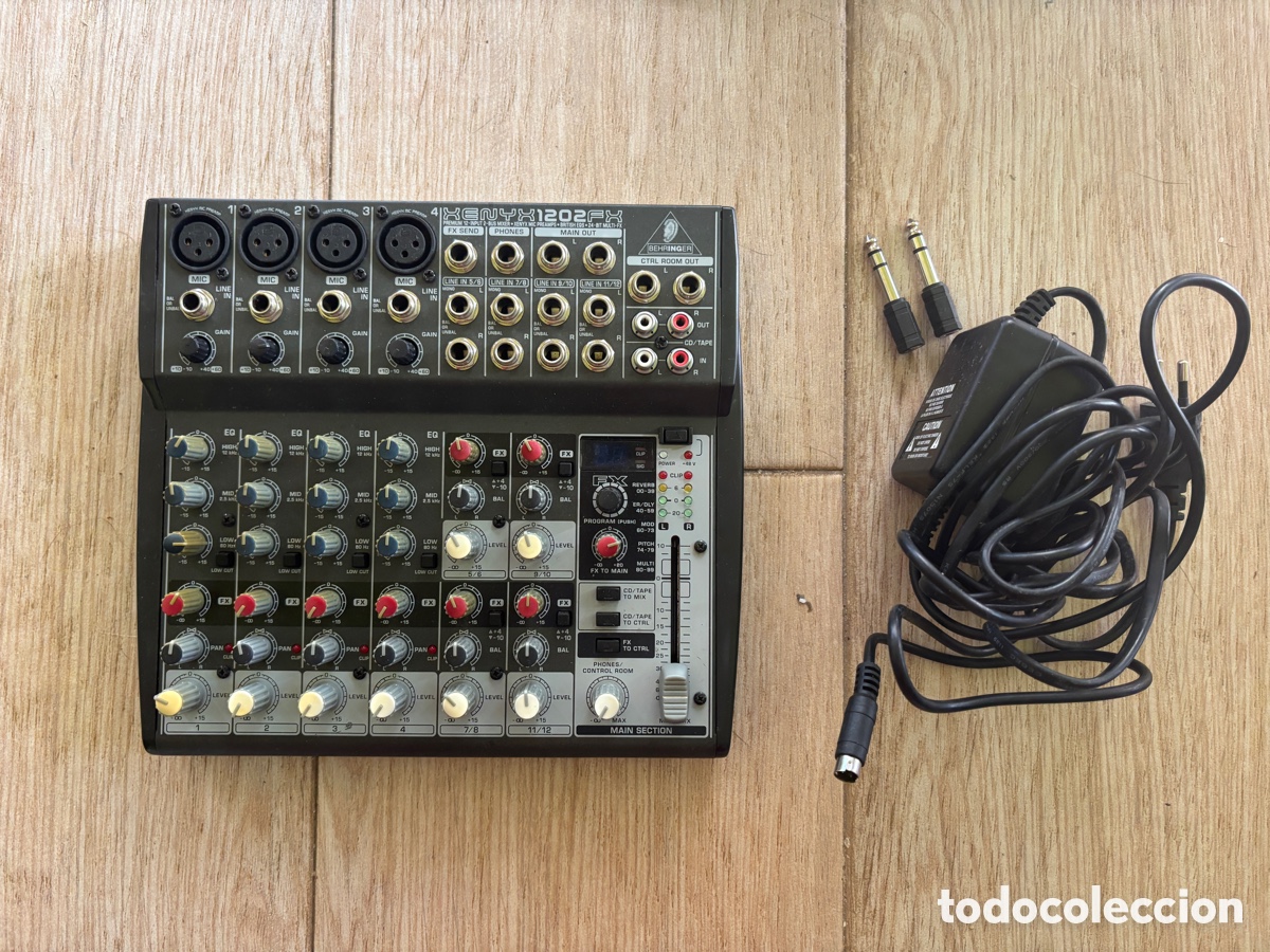 Instrumentos musicales: Behringer Xenyx 1202FX + caja