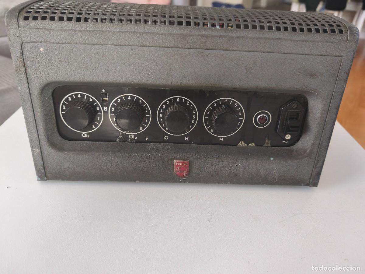Instrumentos musicales: Amplificador V&aacute;lvulas Philips EL6411 Vintage - &iexcl;Probado y Funcionando