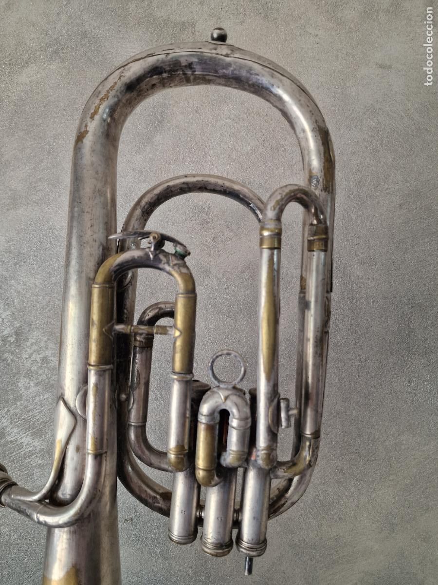 Instrumentos musicales: ANTIGUO BOMBARDINO PROTOTYPE BESSON AND CO - Foto 2