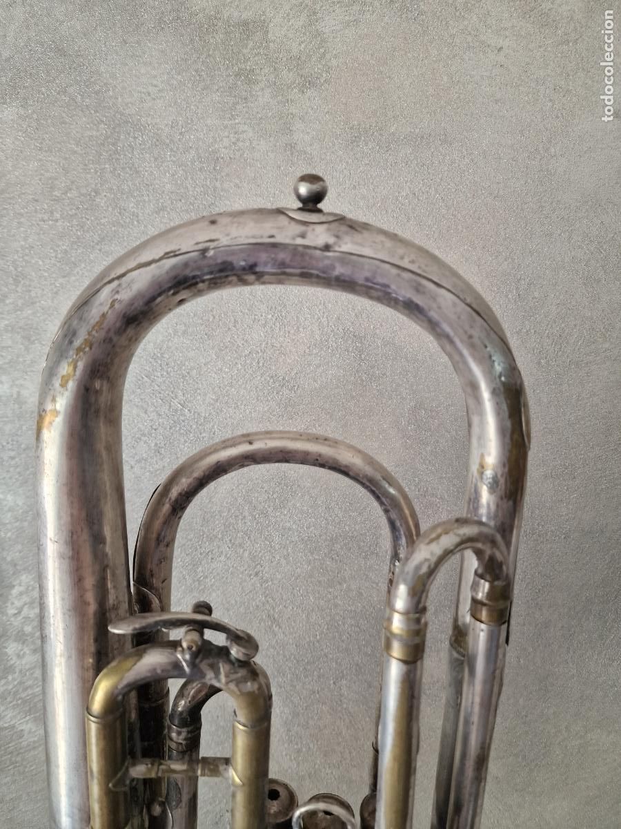 Instrumentos musicales: ANTIGUO BOMBARDINO PROTOTYPE BESSON AND CO - Foto 3