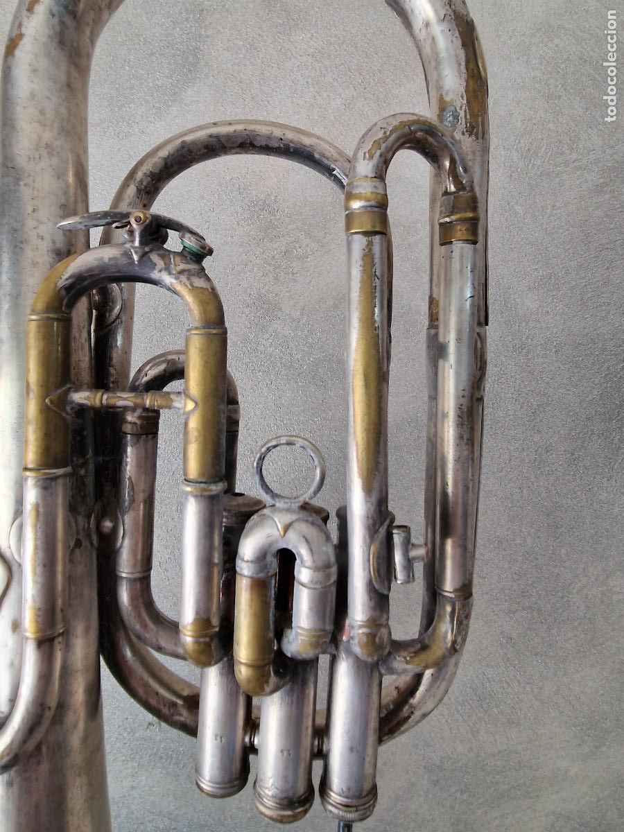 Instrumentos musicales: ANTIGUO BOMBARDINO PROTOTYPE BESSON AND CO - Foto 5