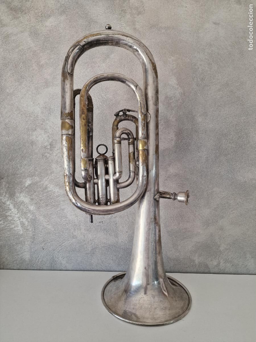 Instrumentos musicales: ANTIGUO BOMBARDINO PROTOTYPE BESSON AND CO - Foto 8