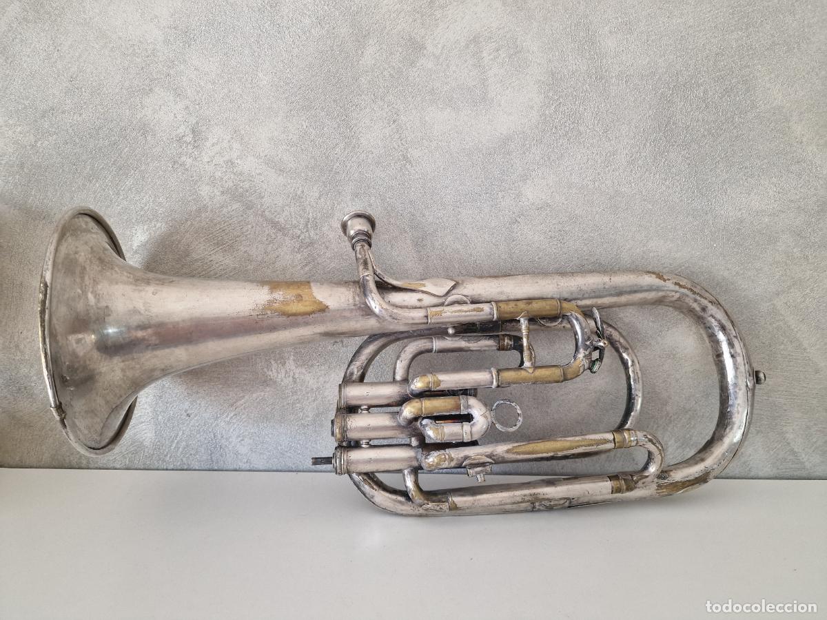 Instrumentos musicales: ANTIGUO BOMBARDINO PROTOTYPE BESSON AND CO - Foto 19