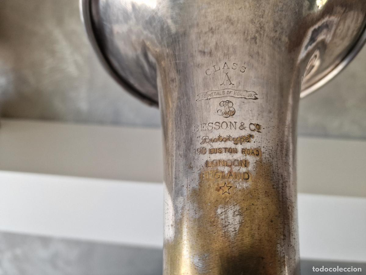 Instrumentos musicales: ANTIGUO BOMBARDINO PROTOTYPE BESSON AND CO - Foto 21
