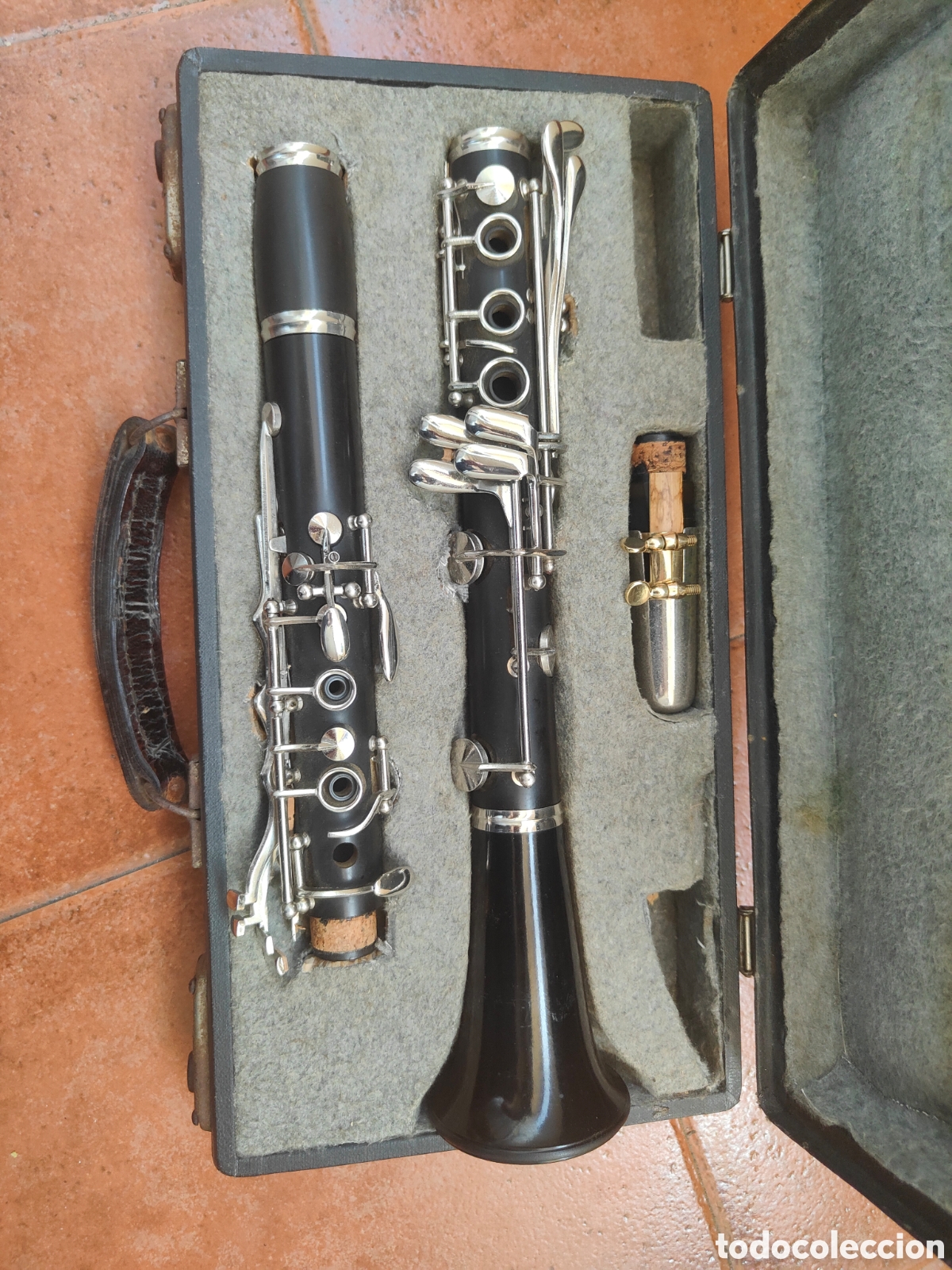 Instrumentos musicales: ANTIGUO CLARINETE DE FABRICACION SOVI&Eacute;TICA - Foto 3