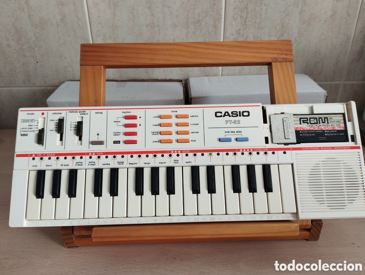 Instrumentos musicales: ORGANO CASIO PT-82 SINTETIZADOR CON MEMORIA