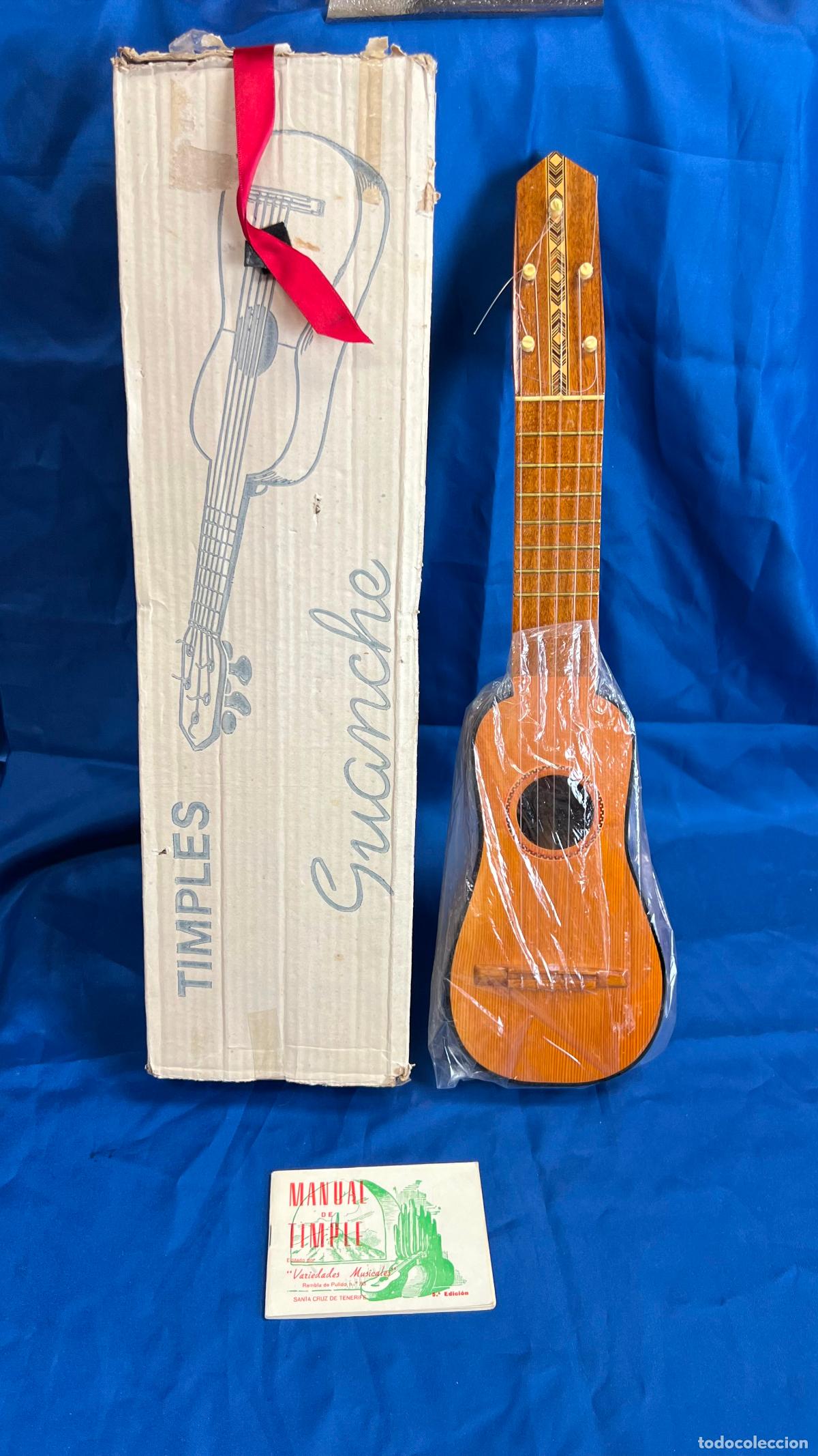 Instrumentos musicales: EXCEPCIONAL TIMPLE CANARIO VINTAGE LOTE COMPLETO: MODELO &rdquo;GUANCHE&rdquo; - NUEVO A ESTRENARE CON SU ENVOLT