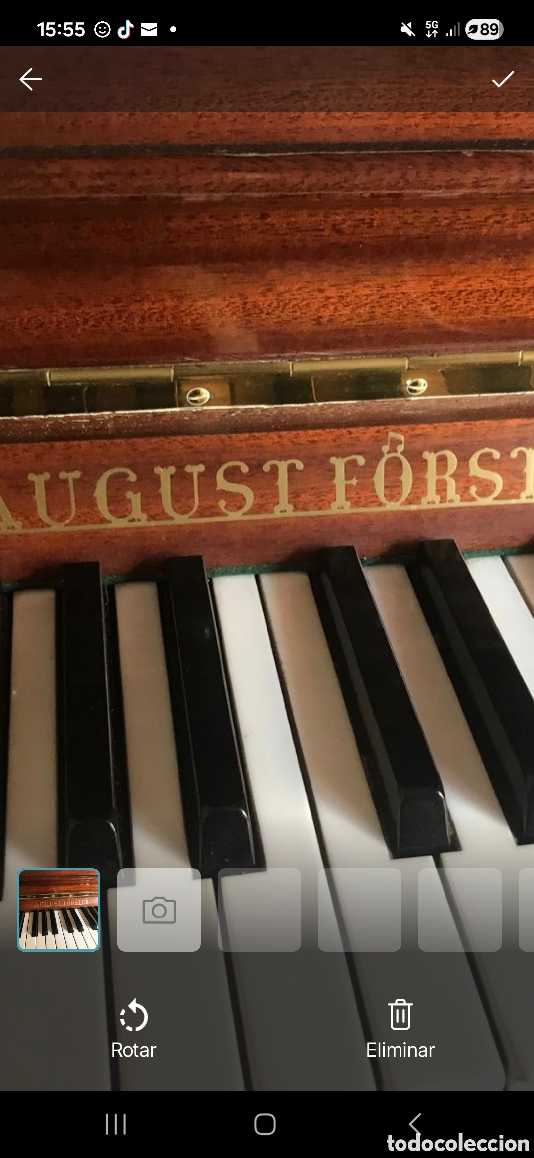 Instrumentos musicales: Piano en perfecto estado de la famosa cantante de Opera In&eacute;s Rivadeneira