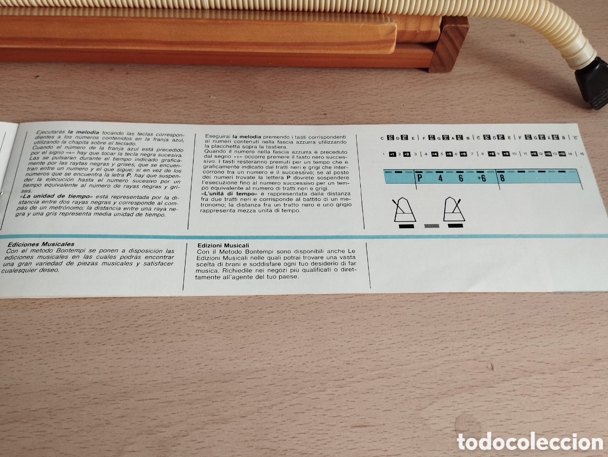 Instrumentos musicales: INSTRUMENTO MUSICAL DIAMONICA BONTEMPI - Foto 5