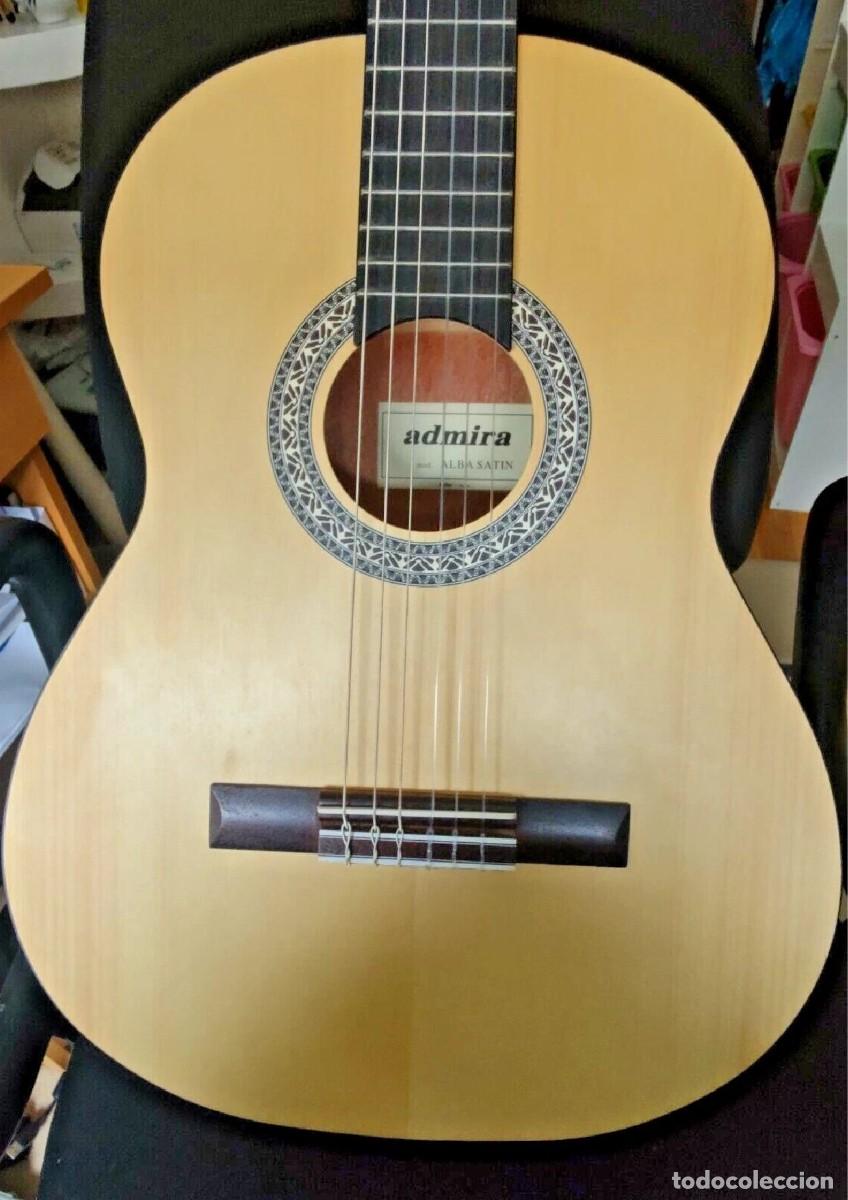 Instrumentos musicales: Guitarra cl&aacute;sica Admira alba con funda para iniciaci&oacute;n
