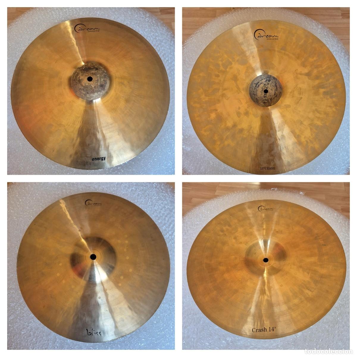 Instrumentos Musicais: Platos DREAM Energy crash 16&rdquo; y DREAM Bliss crash 14&rdquo;