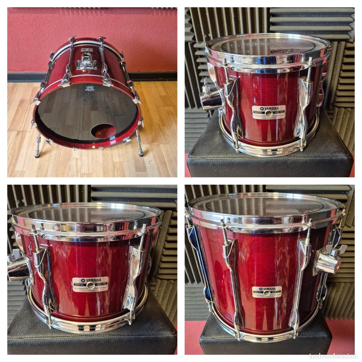 Instrumentos Musicais: Bombo y toms YAMAHA 9000 Recording Custom Cherry Wood