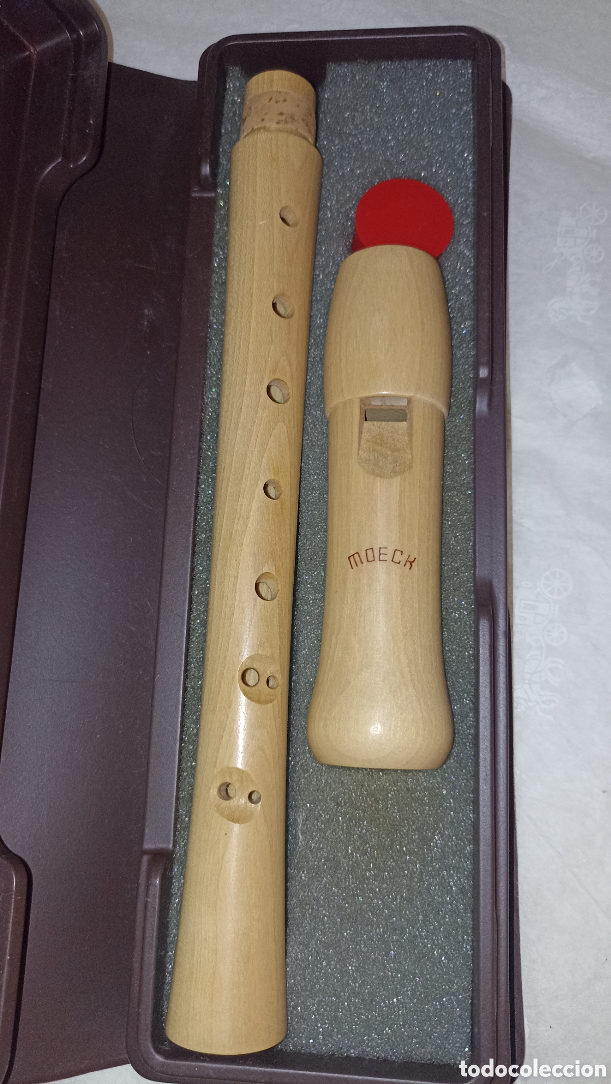 Instrumentos musicales: Flauta Dulce Soprano de Madera MOECK (Vintage 1978) - Impecable - Foto 2
