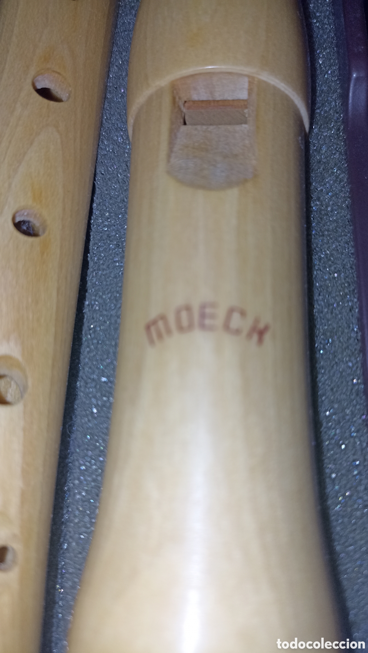 Instrumentos musicales: Flauta Dulce Soprano de Madera MOECK (Vintage 1978) - Impecable - Foto 3
