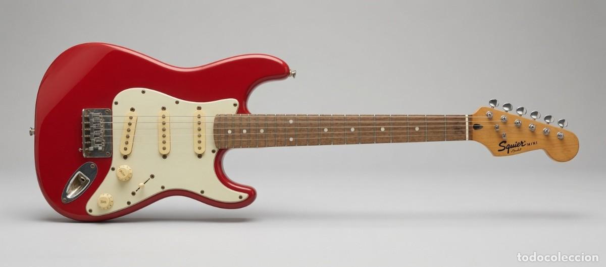 Instrumentos musicales: GUITARA FENDER SQUIER MINI STRATOCASTER CANDY APPLE RED 2004 &ndash; PARA RESTAURAR