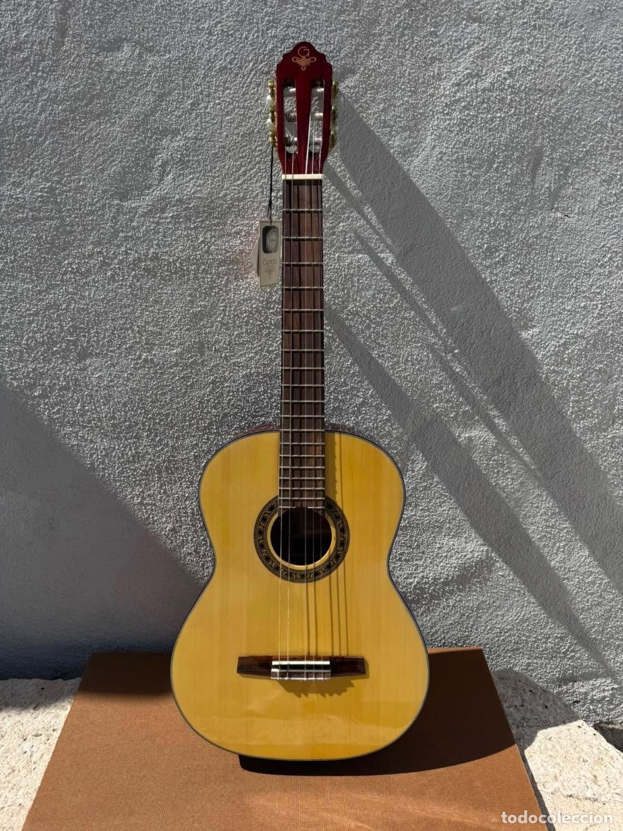 Instrumentos musicales: Guitarra espa&ntilde;ola flamenco ac&uacute;stica marca garrido modelo bolero nueva 100cm