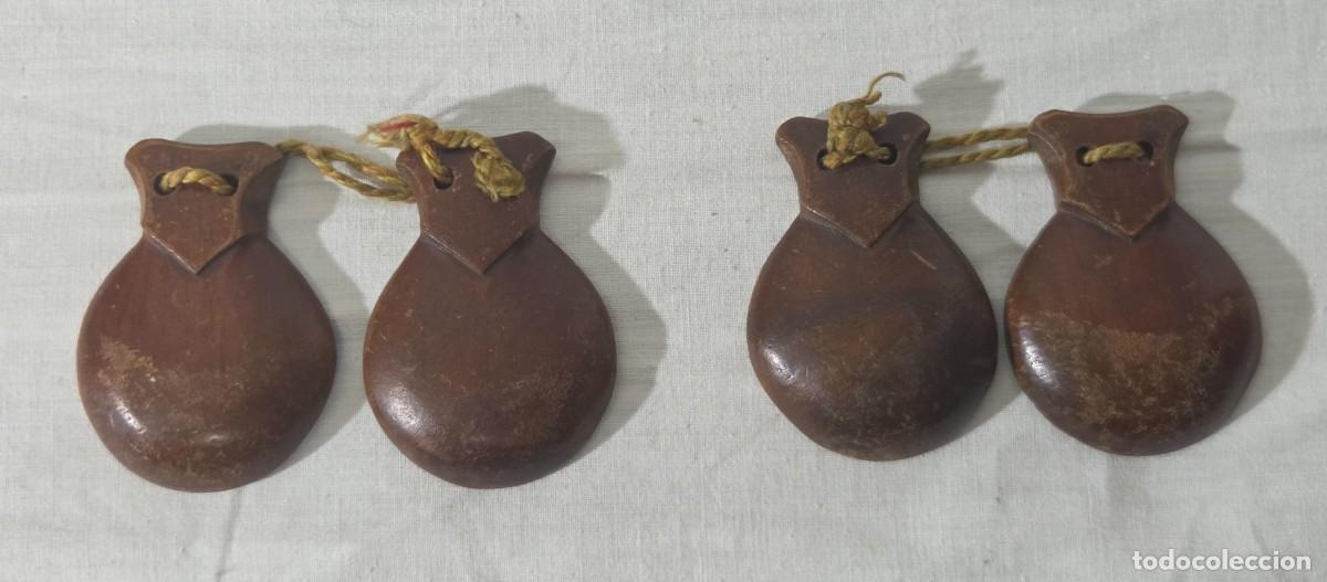 Instrumentos musicales: Casta&ntilde;uelas de madera infantiles - Foto 1