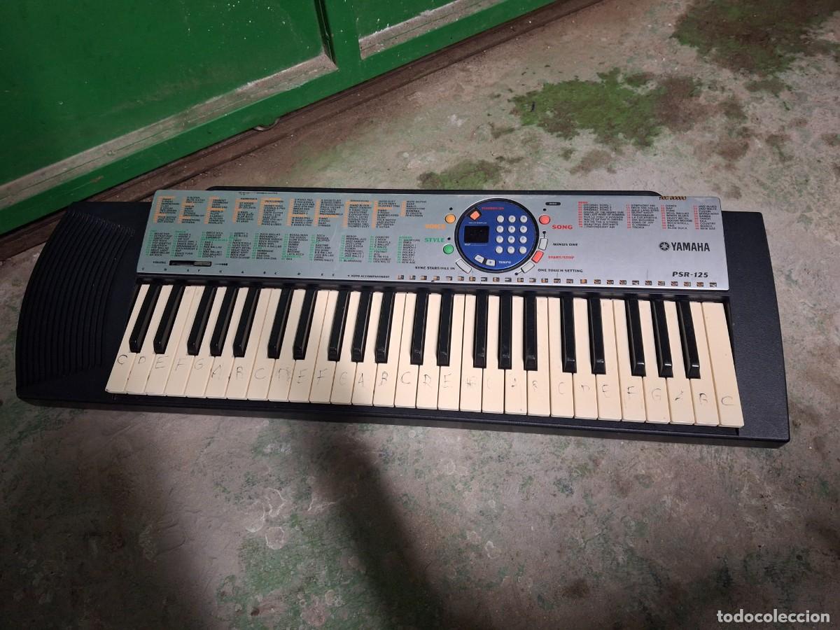 Instrumentos musicales: Antiguo INSTRUMENTO musical teclado piano electr&oacute;nico Yamaha PSR 125