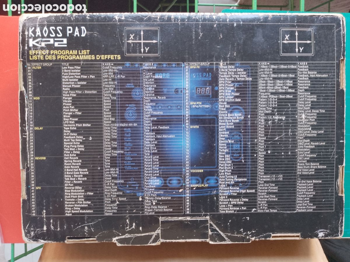 Instrumentos musicales: KORG - KAOSS PAD KP2 - DYNAMIC EFFECT - sound effects - CONTROLLER - Foto 3