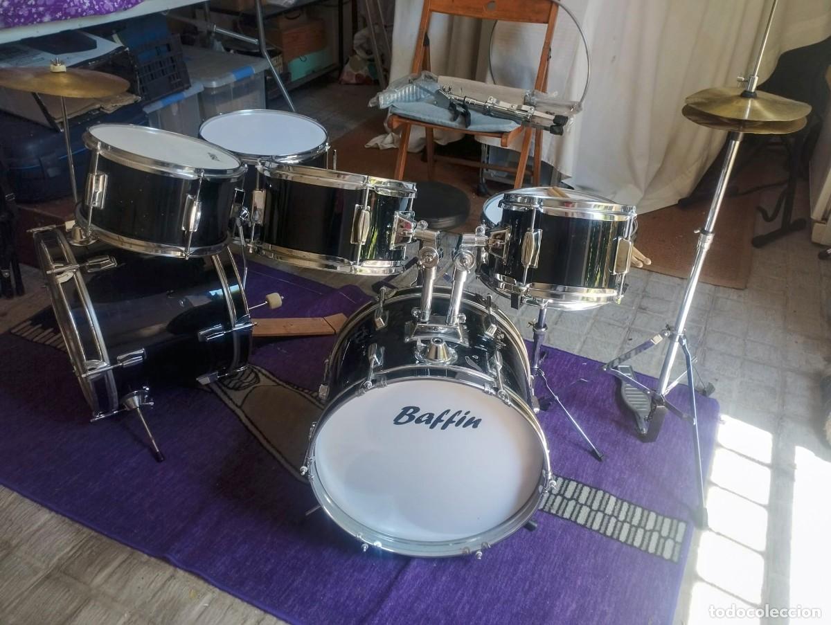 Musikinstrumente: BATER&Iacute;A INFANTIL DOBLE BOMBO - Kit Completo Jinbao + Baffin con Extras
