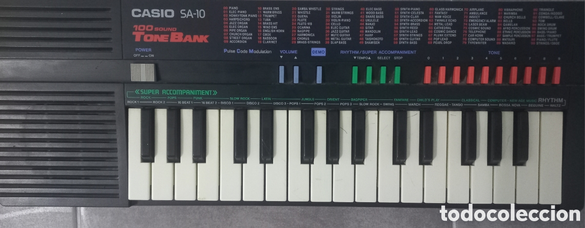 Instrumentos musicales: TECLADO ORGANO CASIO SA 10 - Foto 1