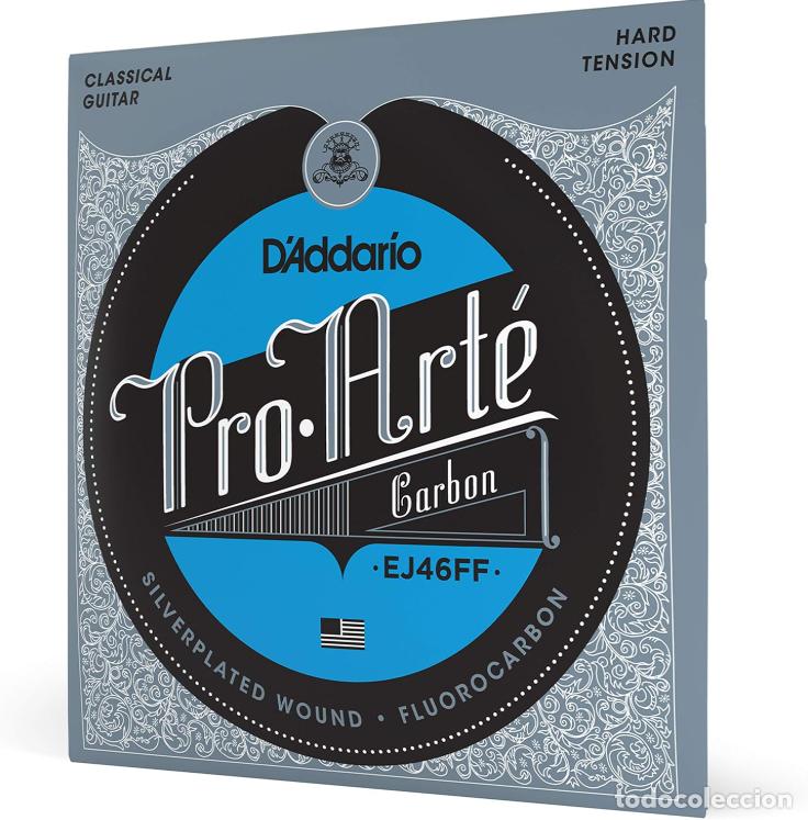 Instrumentos musicales: D'Addario EJ46FF Pro - Art&eacute; Carbon Classical Guitar Strings, Dynacore Basses, Hard Tension.