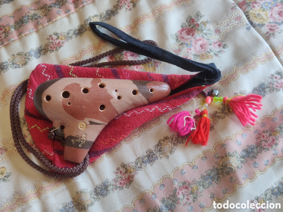 Instrumentos musicales: Ocarina Cer&aacute;mica Dinda Flauta Instrumento Musical Viento