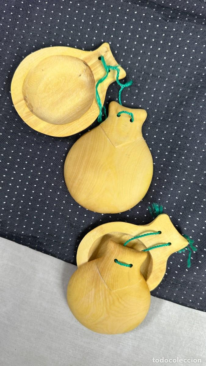 Instrumentos musicales: Casta&ntilde;uelas artesanas de boj