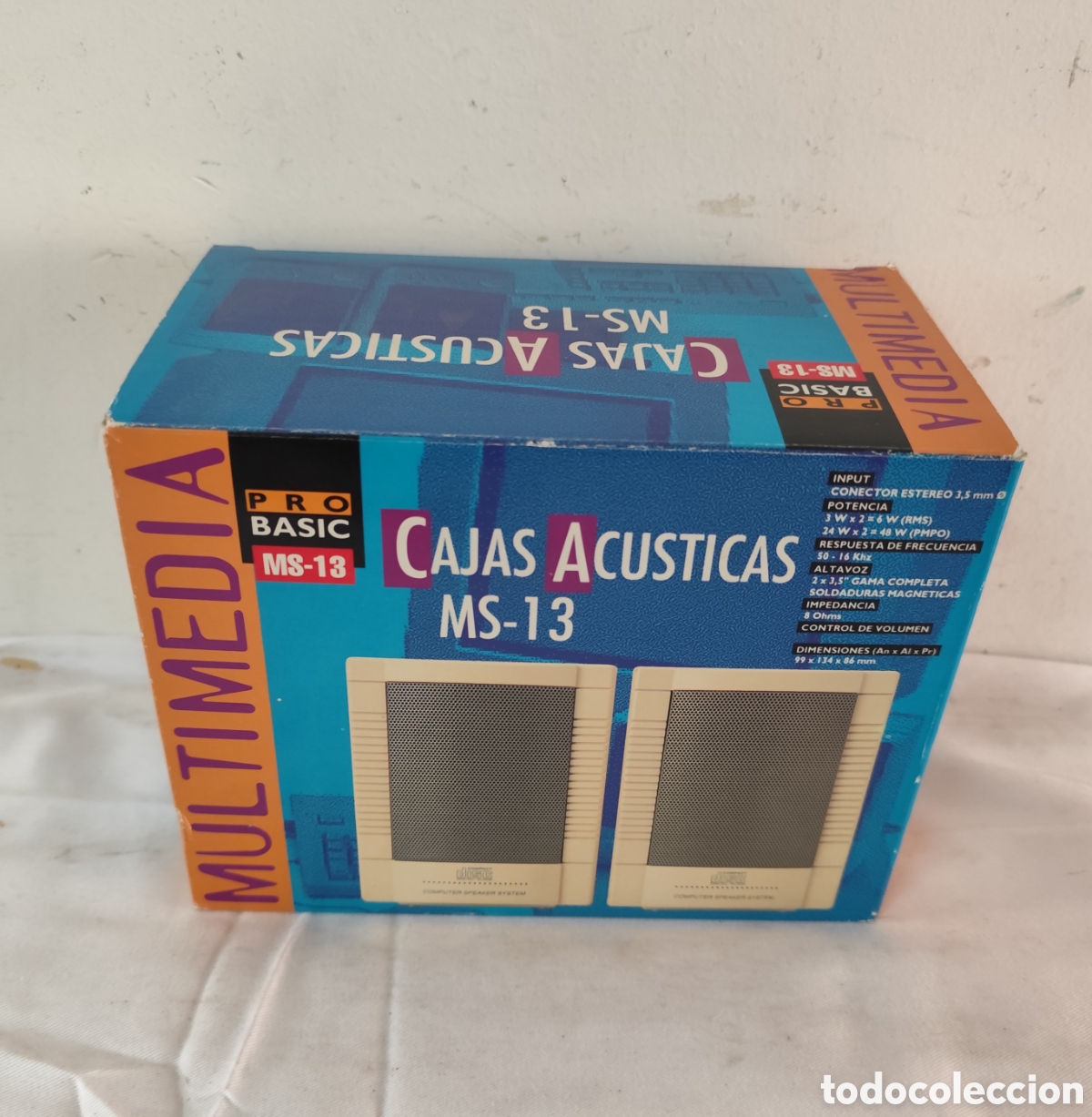 Instrumentos Musicais: Cajas Ac&uacute;sticas Pro Basic MS-13 Multimedia