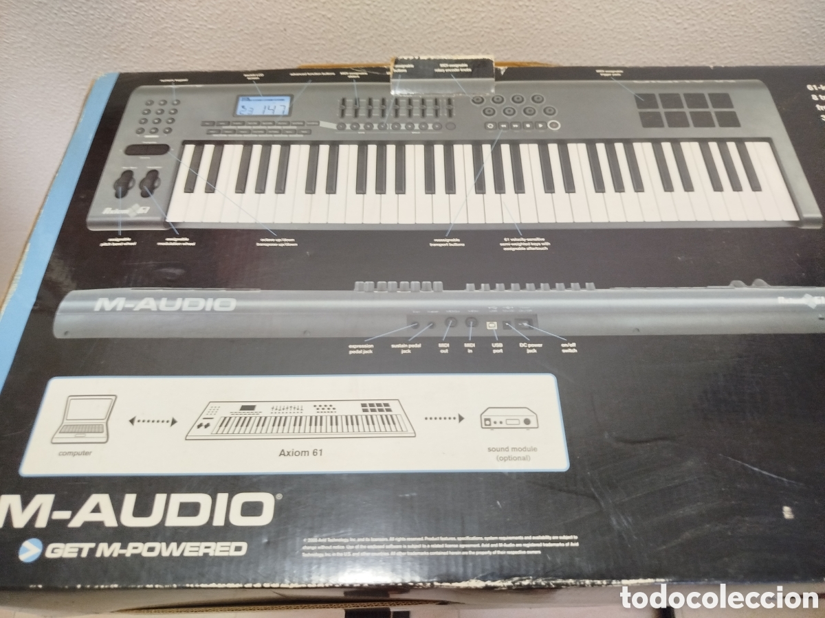 Instrumentos musicales: M-Audio Axiom 61 + Soporte - Foto 5
