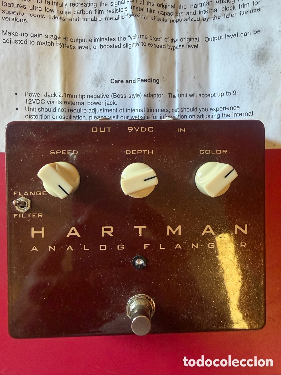 Instrumentos musicales: Hartman Analog Flanger - Como Nuevo - Foto 2