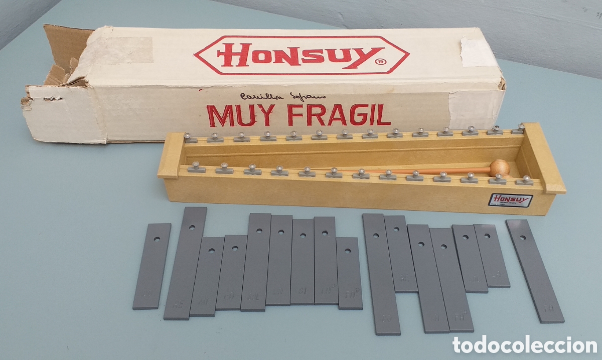 Instrumentos musicales: Xil&oacute;fono Honsuy teclas met&aacute;licas