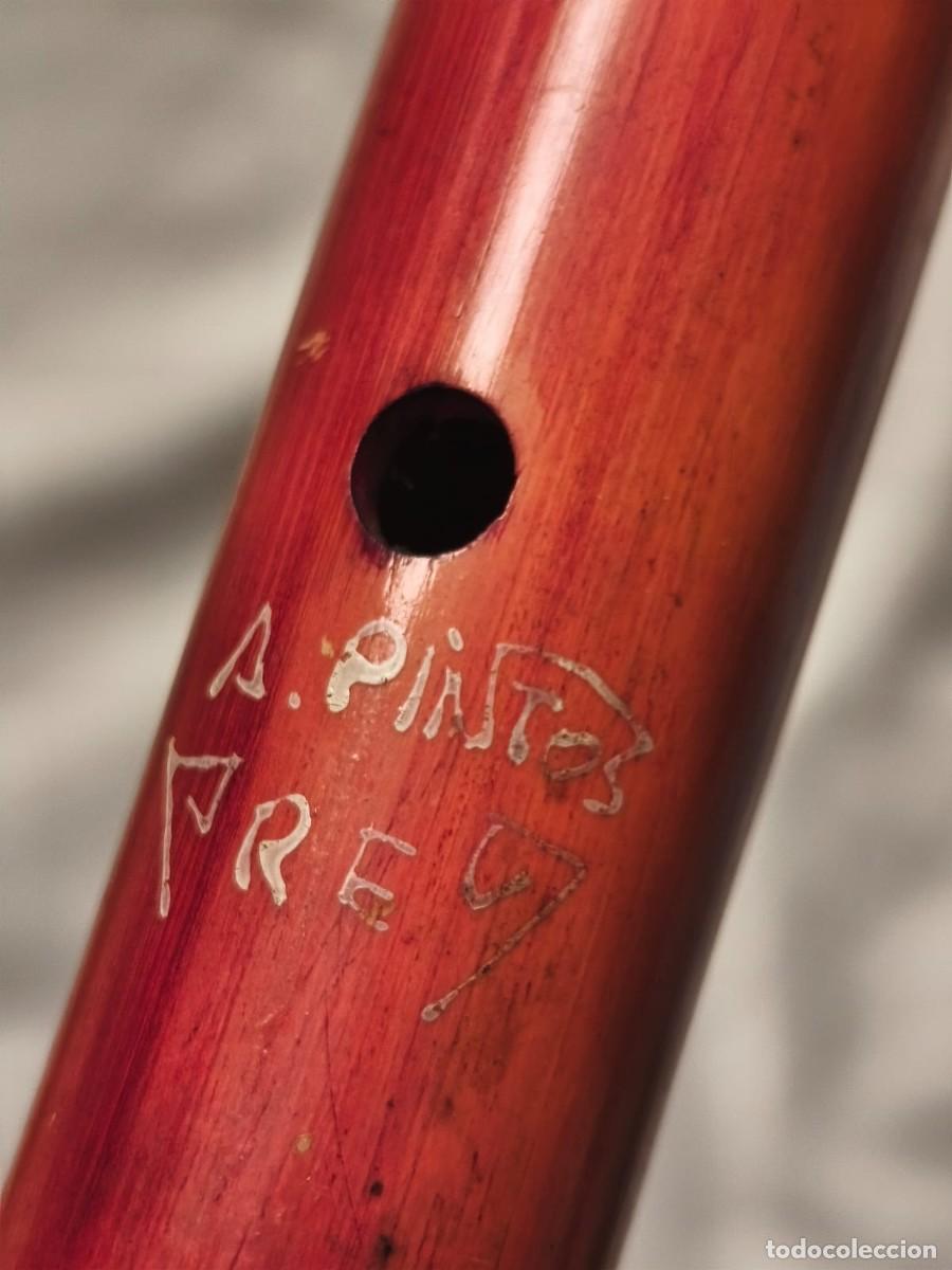 Musical instruments: Quena . flauta tradicional de los Andes. Firmada A.PINTOS . Antigua . Original.