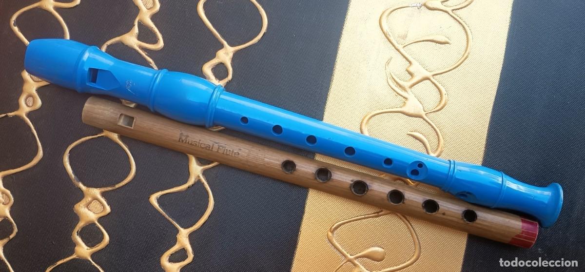 Instrumentos musicales: LOTE DE DOS FLAUTAS, COLECCI&Oacute;N, VINTAGE