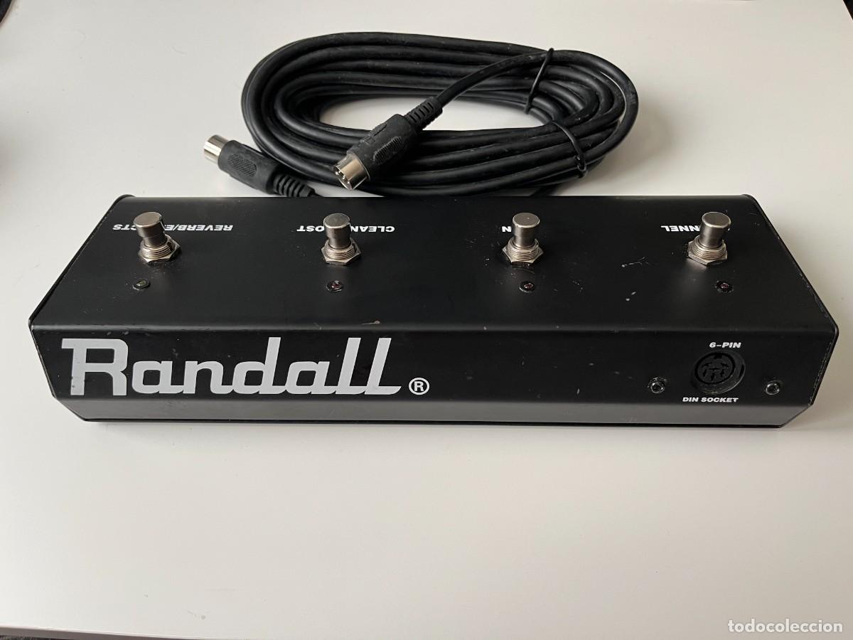 Instrumentos musicales: Pedal Randall RF4 Four Button 6Pin Footswitch MIDI + Cable - Foto 2