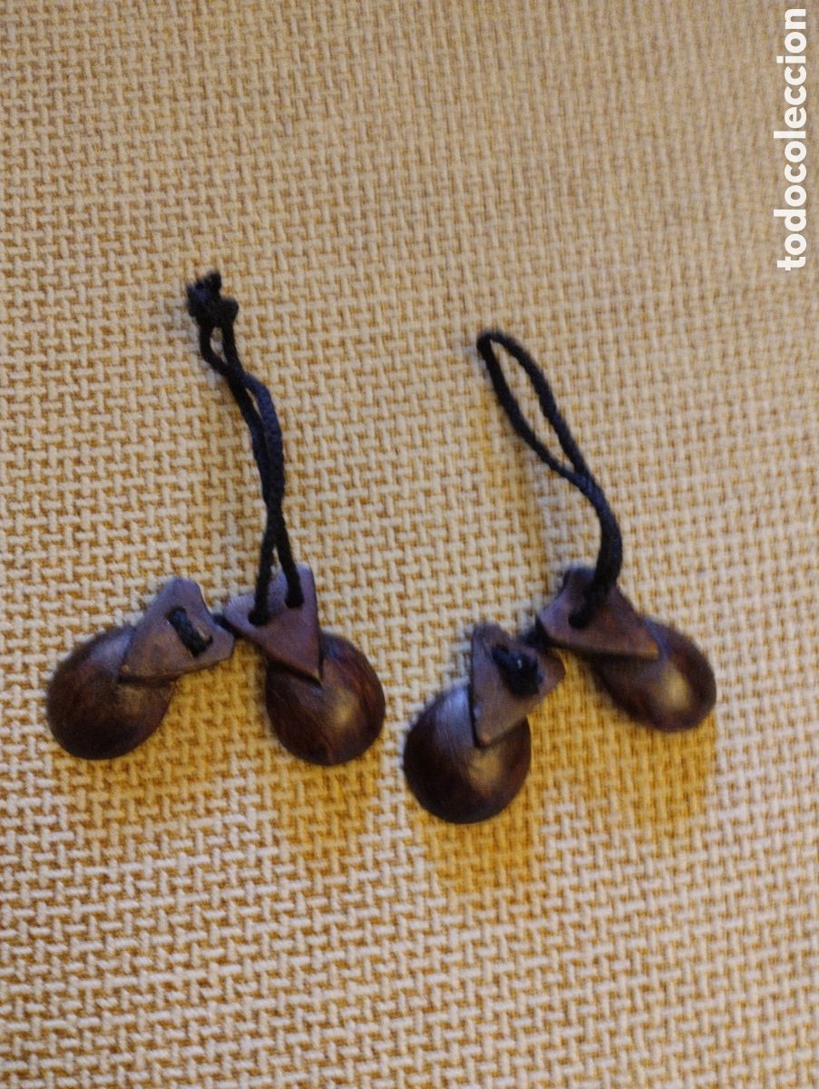 Instrumentos musicales: Casta&ntilde;uelas antiguas miniatura