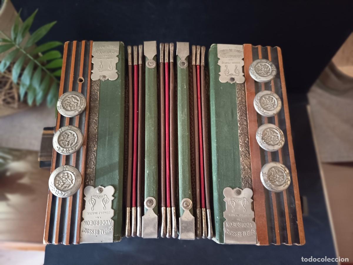 Instrumentos Musicais: Acordeon diat&oacute;nico alem&aacute;n