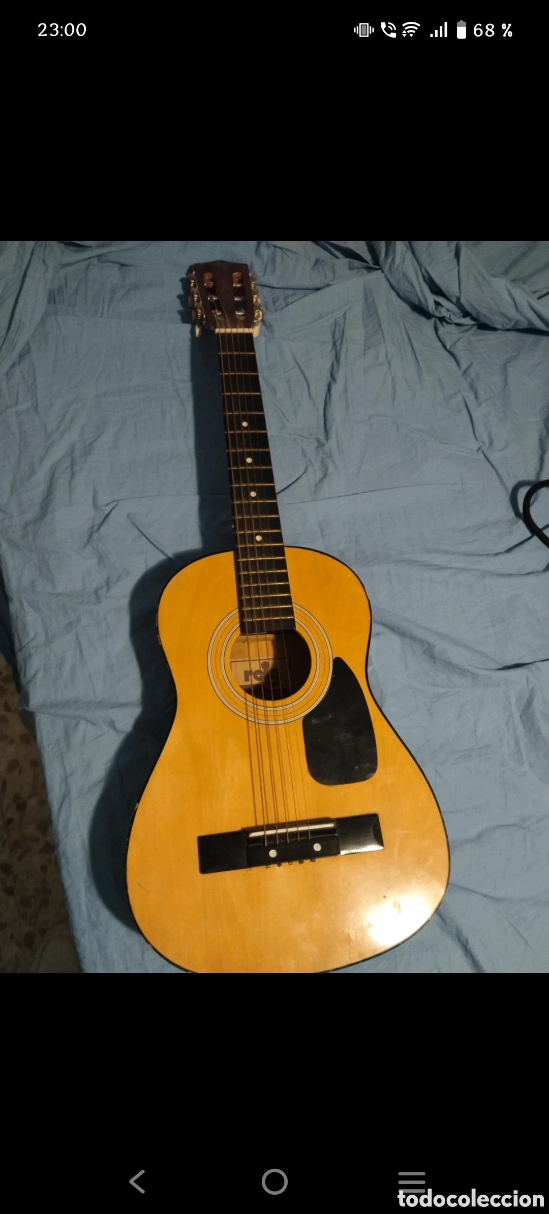 Instrumentos musicales: T&iacute;tulo: Guitarra Ac&uacute;stica Rag Musicales Modelo 7063