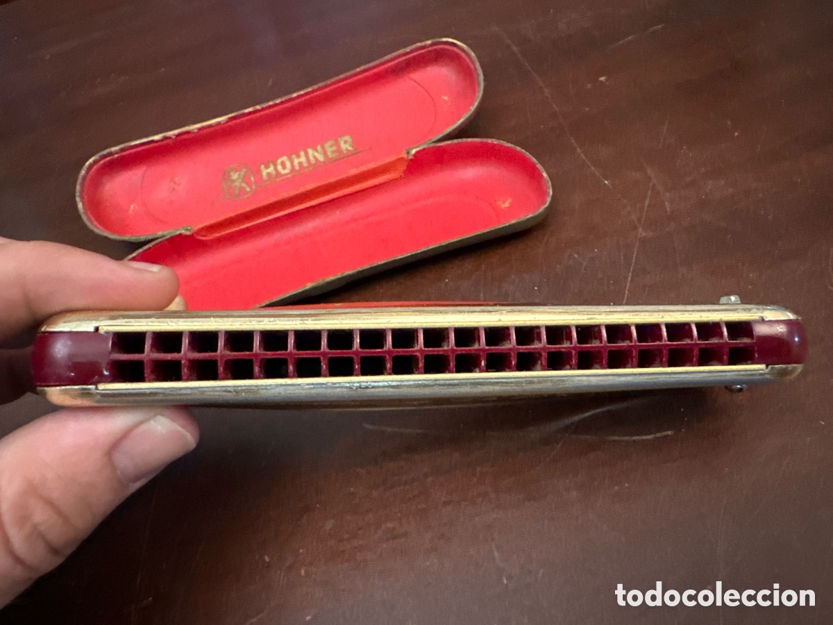 Instrumentos musicales: ARMONICA CON FUNDA MARCA COMET M.HOHNER ALEMANA - Foto 2